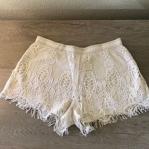 Women’s crochet shorts